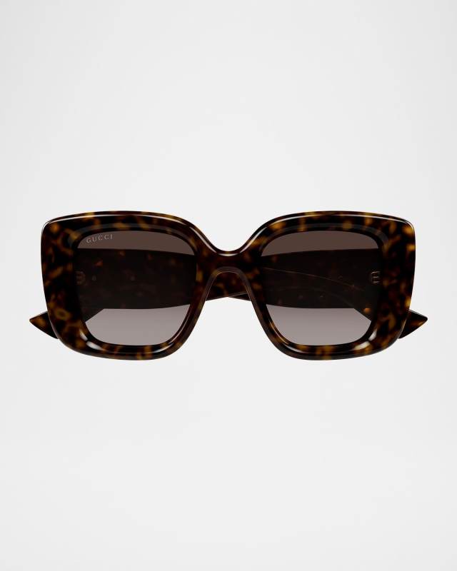 GG Bag 50mm Acetate Butterfly Sunglasses